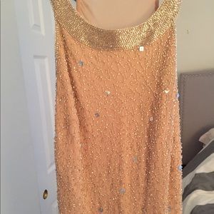 Adrianna Papell long sequin dress